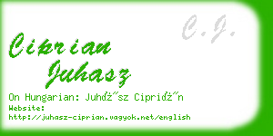 ciprian juhasz business card